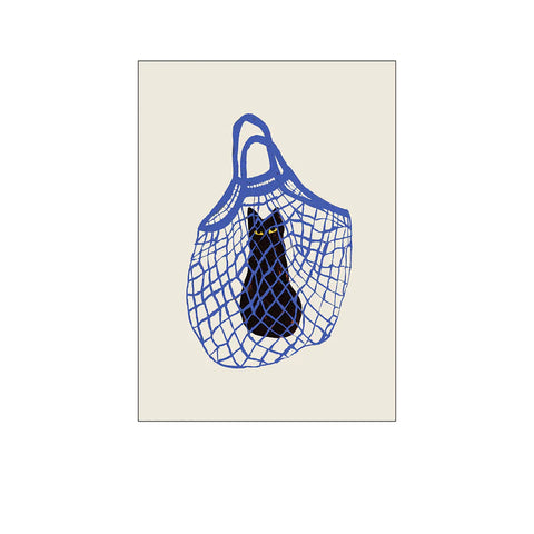Poster & Frame Plakat 30x40cm The Cats In The Bag - Norway Designs