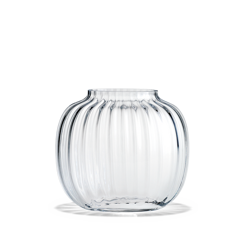 Holmegaard - Primula Clear Oval Vase 17,5cm Klar - Norway Designs