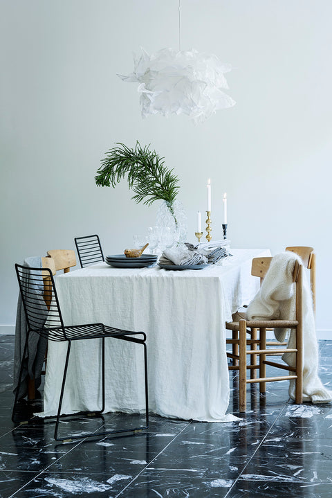 Lovely Linen - Erik Duk 150x300cm Hvit - Norway Designs
