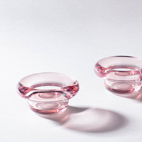 Nedre Foss- Sirkel - Telysholder - 10x5cm - Primrose Pink - Norway Designs