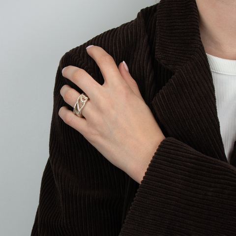 Lena W Herfindal - Ruta Ring - Norway Designs