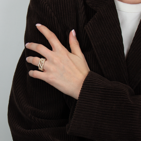 Lena W Herfindal - Ruta Ring - Norway Designs