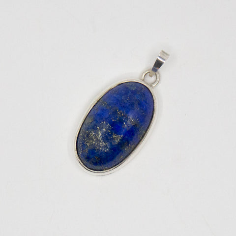 Anheng Oval Lapis Lazuli/Sølv