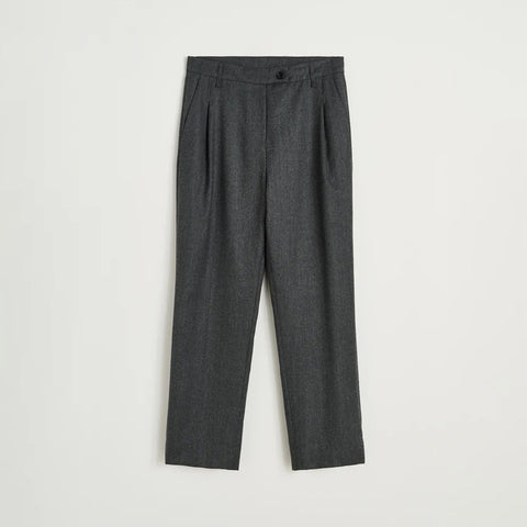 Aiayu-Balder Pant Fine Wool Grey-Norway Designs