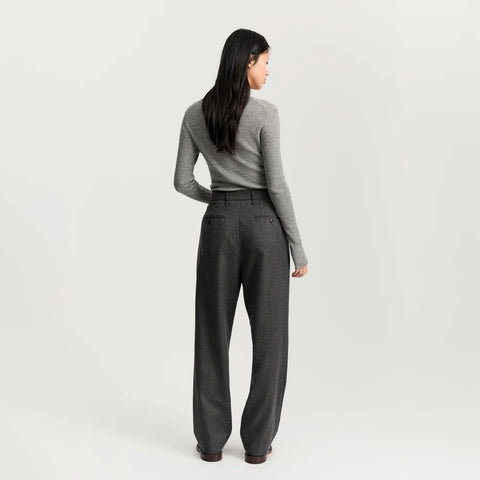 Aiayu-Balder Pant Fine Wool Grey-Norway Designs