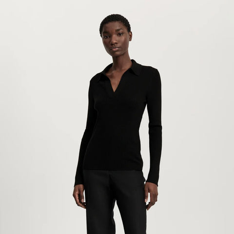 Aiayu-Noa Polo Blouse Merino Ull-Norway Designs