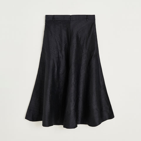 Aiayu Bea Skirt Silk i Black Navy