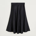 Aiayu Bea Skirt Silk i Black Navy