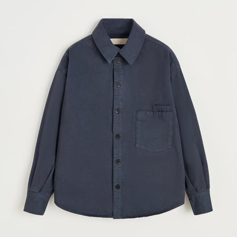 Aiayu-Casy Shirt Cotton Washed Slate-Norway Designs