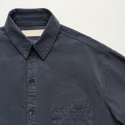 Aiayu-Casy Shirt Cotton Washed Slate-Norway Designs