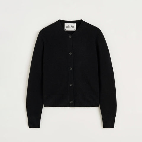 Aiayu-Ingolf Cardigan Cashmere Black-Norway Designs