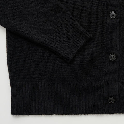 Aiayu-Ingolf Cardigan Cashmere Black-Norway Designs