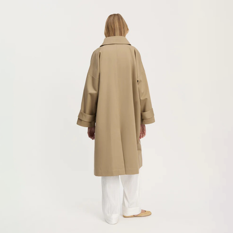 Aiayu_Jo Coat Twill Classic Khaki-Norway Designs