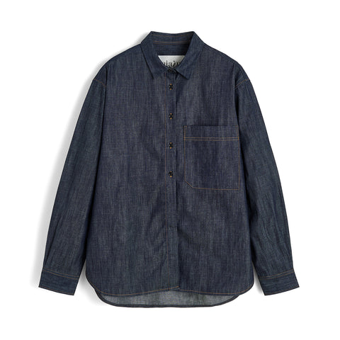 Aiayu_Lynette Shirt_Denim_Classic Blue_Norway Designs