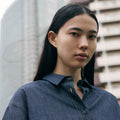 Aiayu_Lynette Shirt_Denim_Classic Blue_Norway Designs