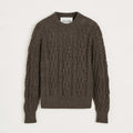 Aiayu-Orenda Sweater llama Smokey Brown-Norway Designs