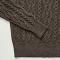 Aiayu-Orenda Sweater llama Smokey Brown-Norway Designs