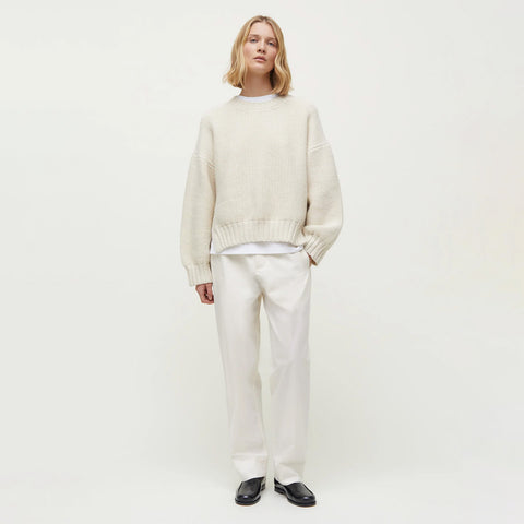 Aiayu-Vetla Sweater-Pure Ecru- Norway Designs