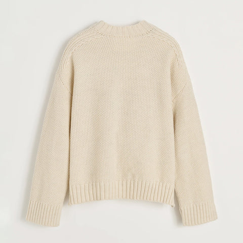 Aiayu-Vetla Sweater-Pure Ecru- Norway Designs