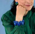 Angélica León - Gota Armbånd Electric Blue - Norway Designs
