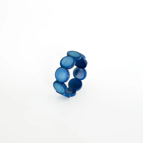 Angelica Leon-Eclipse Armbånd Blå-Norway Designs