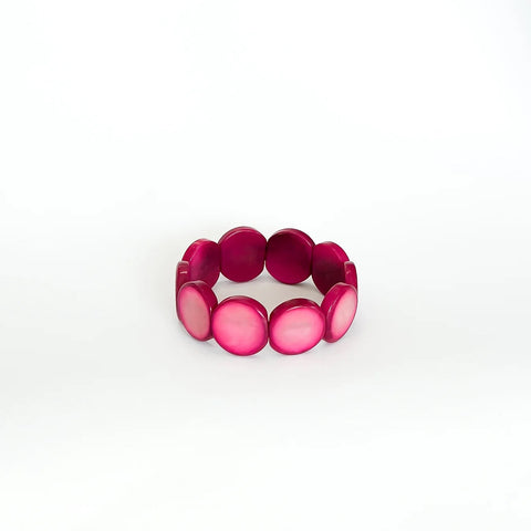 Angelica Leon-Eclipse Armbånd Fuksia-Norway Designs