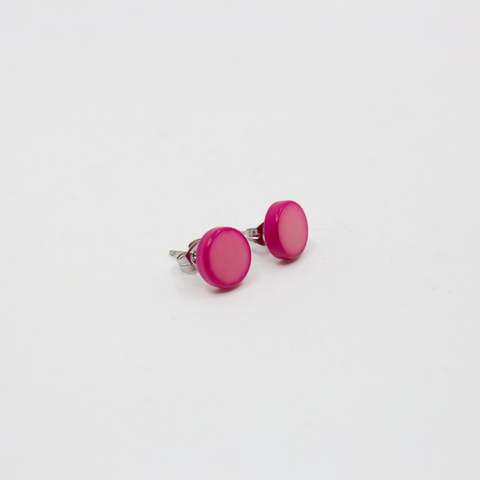Angelica Leon-Eclipse Øredobber Fuksia-Norway Designs