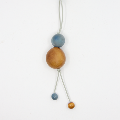 Angelica Leon-Nøkkelring Blå/Brun-Norway Designs