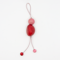 Angelica Leon-Nøkkelring Rød/Rosa-Norway Designs