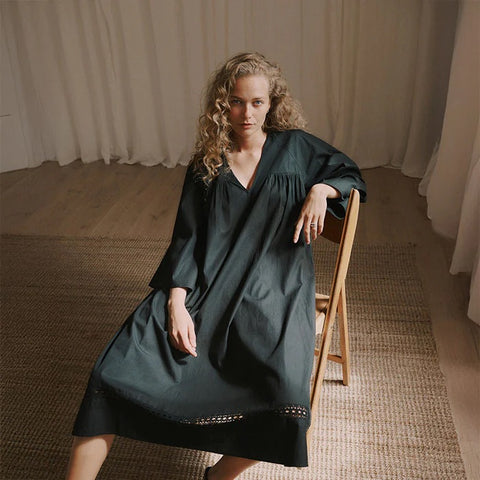 Anne-Mi-Siri Dress Sort-Norway Designs