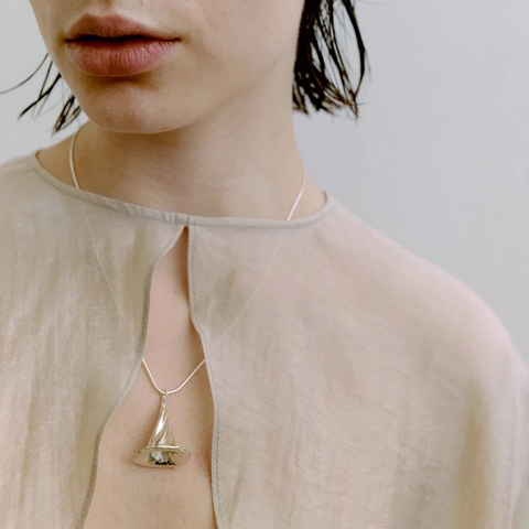 Aur Studio-Mercury Halskjede Sølv-Norway Designs
