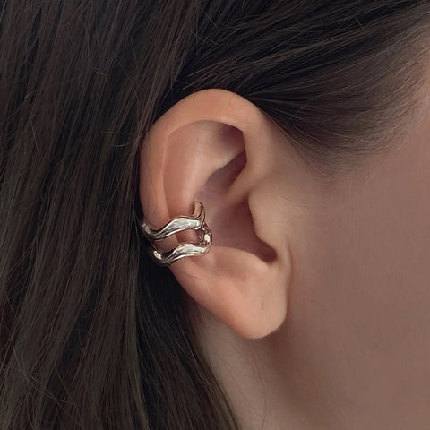 Aur Studio-Paule Ear Cuff Sølv-Norway Designs