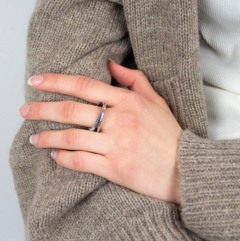 Infinity Ring Simple Silver/Gold – Norway Designs