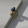 Bjørg - The Wild Flower Ring Lapis Lazuli - Norway Designs