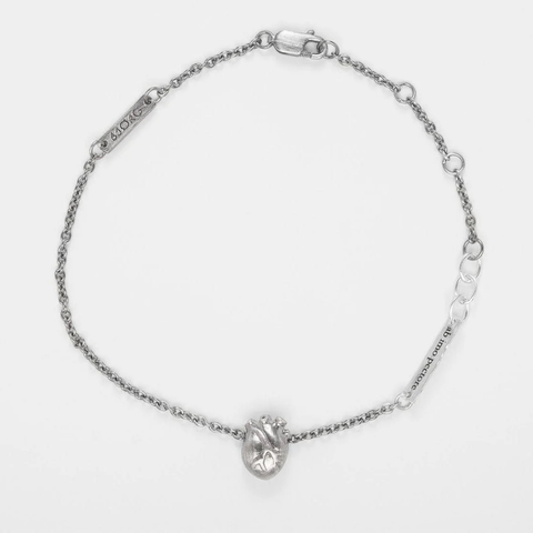 Bjørg Jewellery-Anatomic Heart Armbånd Oksidert Sølv-Norway Designs