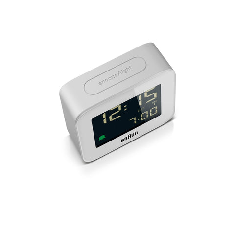 Braun Digital Alarm Clock BNC0009 White