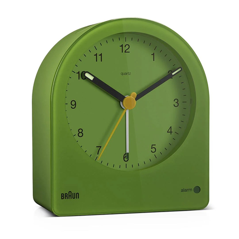 Vekkerklokke Analog Buet i Grønn fra Braun