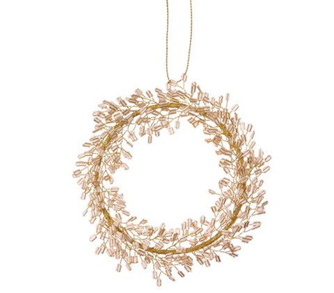 Bungalow-Julekrans Mio Champagne Ø13cm-Norway Designs