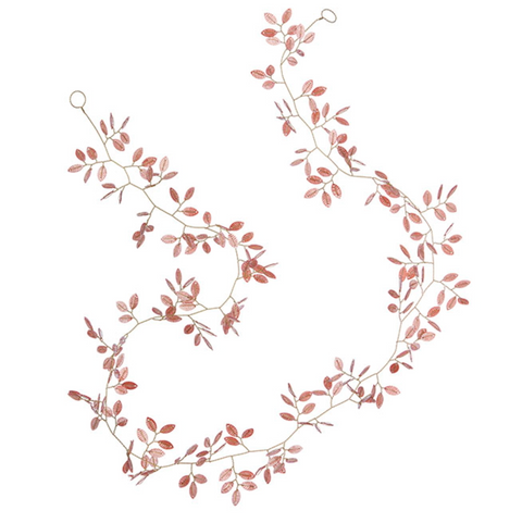 Bungalow-Julepynt Girlander Lira Cerise 100cm-Norway Designs