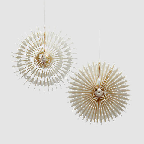 DEG - Papirstjerne 2 Stk 30cm Hvit - Norway Designs