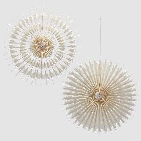 DEG - Papirstjerne 2 Stk 40cm Hvit - Norway Designs