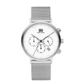Danish Design - Berlin White Mesh Chronograph Armbåndsur 40,5mm - Norway Designs