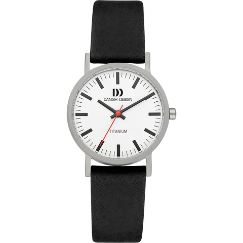 Danish Design-Rhine Armbåndsur 30mm Hvit/Sort Titan-Norway Designs