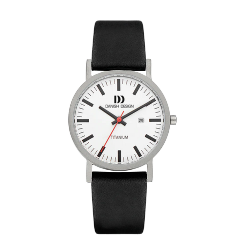 Danish Design-Rhine Armbandsur 39mm Hvit/Sort Titan-Norway Designs