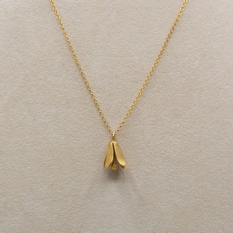 Deco Echo - Snowdrop Halssmykke Forgylt Sølv - Norway Designs