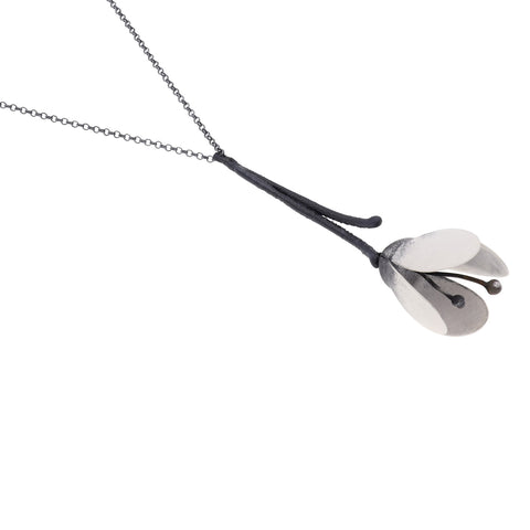 Deco Echo - Snowdrop Halssmykke Sølv / Oksidert - Norway Designs