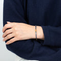 Deco Echo - Hematite Armbånd Blå/Forgylt - Norway Designs