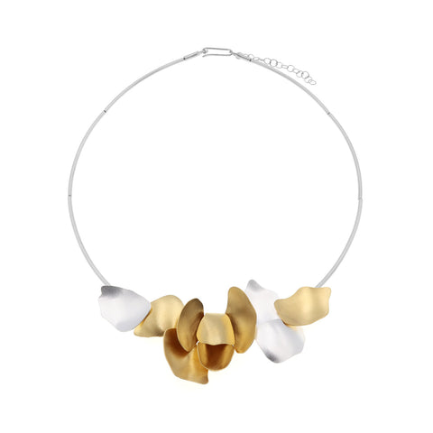 Deco Echo Orchide Halssmykke Sølv/Forgylt