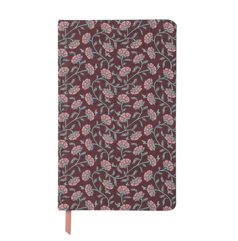 designworks-Notatbok Burgundy Vintage Floral-Norway Designs