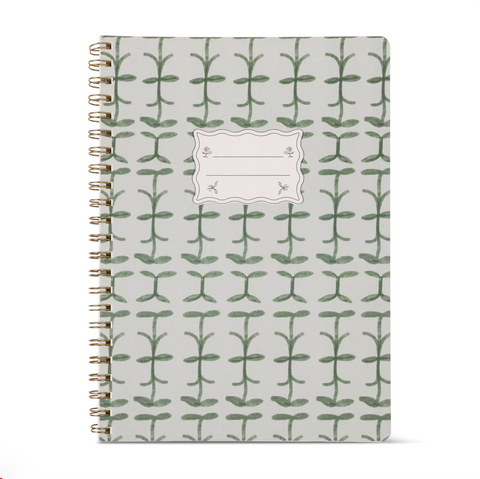 Designworks-Spiralhefte A4 Green Vine-Norway Designs